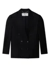 Stella Mccartney Robot-print Blazer In Black