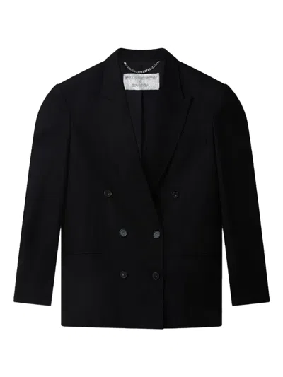 Stella Mccartney Robot-print Blazer In Black