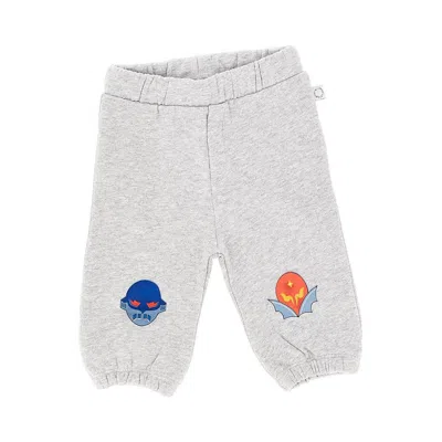 Stella Mccartney Kids' Robot Print Sweatpants In Gray