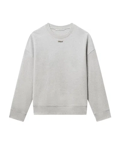 Stella Mccartney Round-collar Long-sleeve Hoodie In White