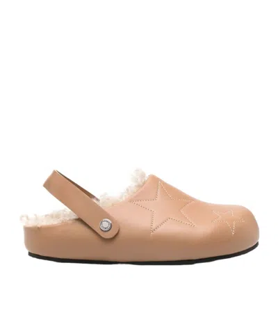 STELLA MCCARTNEY STELLA MCCARTNEY STAR STITCHED SLIP-ON SLIPPERS