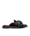 Stella Mccartney Round Head Muller Shoes In Black
