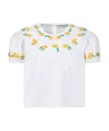 Stella Mccartney Round-neck Blouse In White