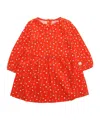 Stella Mccartney Woven Dress In Red