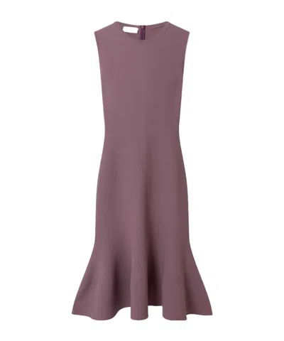 Stella Mccartney Round Neck Sleeveless Dress In Purple