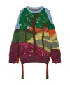 Stella Mccartney Round Neck Sweater In Green
