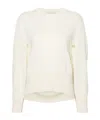 Stella Mccartney Round Neck Sweater In White
