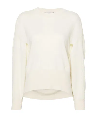 Stella Mccartney Round Neck Sweater In White