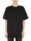 Stella Mccartney Round Neck T-shirt Unisex In Black