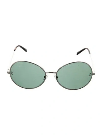 Pre-owned Stella Mccartney Round Tinted Sunglasses In Silver