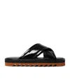 Stella Mccartney Round Toe Slippers In Black