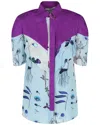 Stella Mccartney Roxanne Floral Print Silk Top