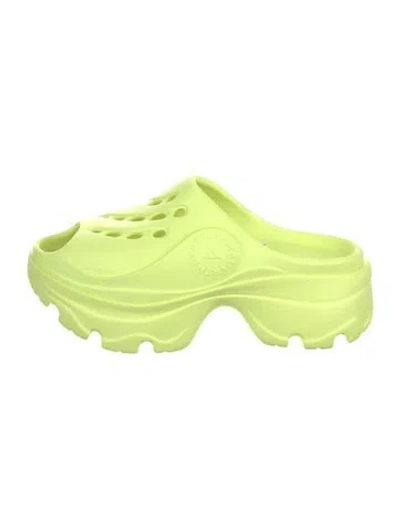 Pre-owned Stella Mccartney Rubber Mules In Yellow