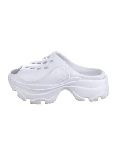 Pre-owned Stella Mccartney Rubber Oxfords In White