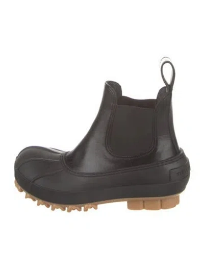 Pre-owned Stella Mccartney Rubber Rain Boots In Black
