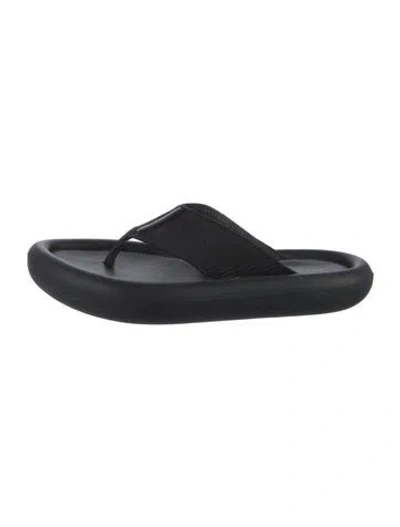 Pre-owned Stella Mccartney Rubber Slides In Black