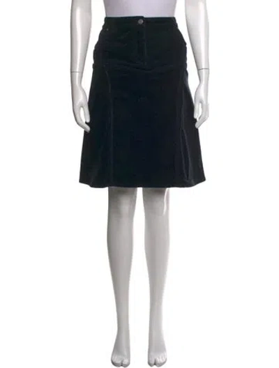 Pre-owned Stella Mccartney Ruffle Embellishment Midi Length Skirt In Black