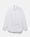 STELLA MCCARTNEY RUFFLED COTTON TUXEDO SHIRT