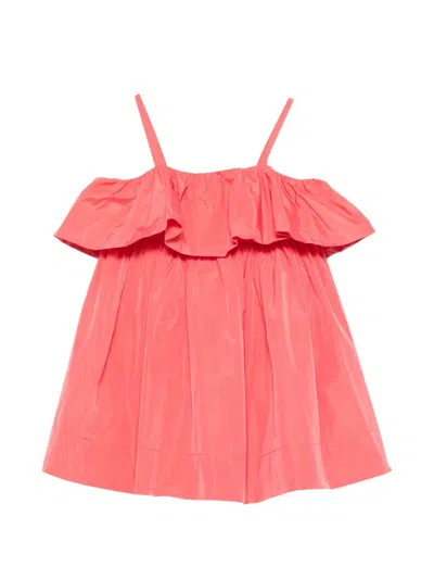 Stella Mccartney Kids' Ruffled Dress In Pink