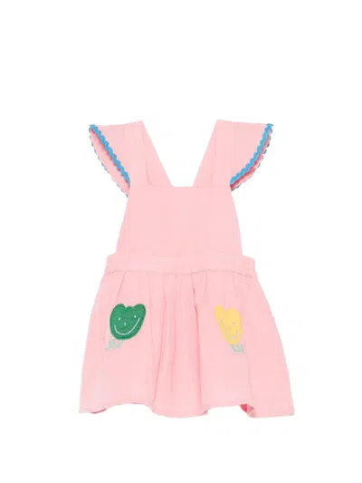 Stella Mccartney Babies' Ruffled Dress (set Of Two) In Pink