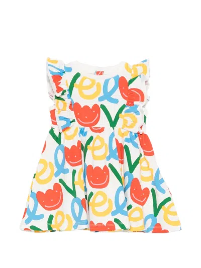 Stella Mccartney Babies' Ruffled Dress In White