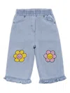 Stella Mccartney Ruffled-hem Jeans In Blue