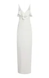 Stella Mccartney Ruffled Maxi Dress In White