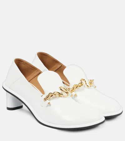 Stella Mccartney Ryder 50 Loafer Pumps In White