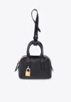 Stella Mccartney Ryder Airpods Case Keyring In Black