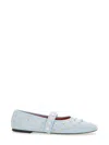Stella Mccartney Ryder Eco Alter Mat Studded Ballerina Flats In Blue