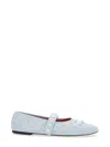 Stella Mccartney Ryder Eco Alter Mat Studded Ballerina Flats In Baby Blue
