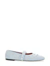 Stella Mccartney Ryder Eco Alter Mat Studded Ballerina Flats In Baby Blue