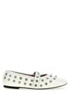 Stella Mccartney Ryder Semi Shine Alt Mat Flats Vanilla