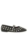 Stella Mccartney Ryder Vegan Embellished Mary Jane Ballerina Flats In Black