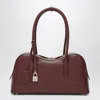 Stella Mccartney Burgundy Synthetic Leather Ryder Medium Shoulder Bag
