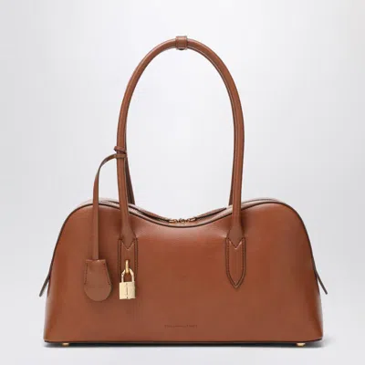 Stella Mccartney Ryder Brandy Coloured Shoulder Bag In Brown