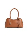Stella Mccartney Camel Synthetic Leather Ryder Medium Shoulder Bag In Brown