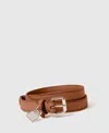 Stella Mccartney Ryder Buckle Belt In Brown