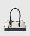 Stella Mccartney Ryder Canvas Shoulder Bag In Natural