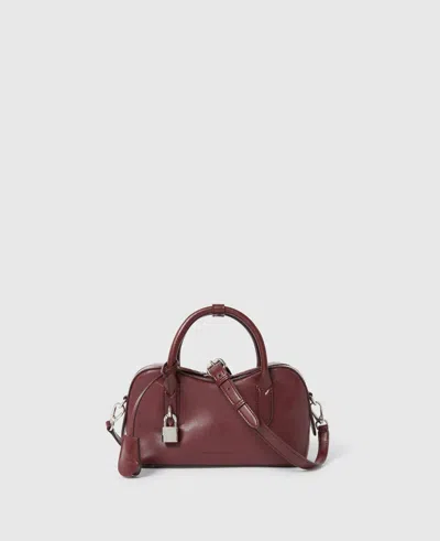 Stella Mccartney Ryder Crossbody Bag In Burgundy