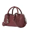 Stella Mccartney Ryder Bordeaux Handbag With Two Top Handles And Front Padlock Detail With Logo In Ecoleather Woman In Burgundy