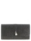 Stella Mccartney Ryder Rectangular Crossbody Bag Textured Strap In Black