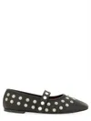 Stella Mccartney Ryder Vegan Embellished Mary Jane Ballerina Flats In Black