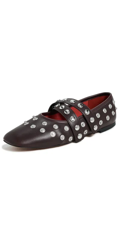 Stella Mccartney Ryder Day Alter Mat Flats With Snaps Moka