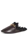 Stella Mccartney Ryder Eco Alt Mules Coffee/black In Coffee/black