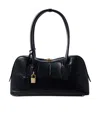 Stella Mccartney Croc-embossed Shoulder Bags Padlock Detail