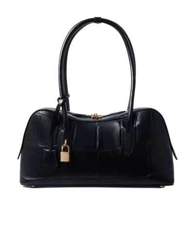 STELLA MCCARTNEY STELLA MCCARTNEY RYDER EMBOSSED SHOULDER BAG
