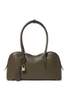 Stella Mccartney Ryder Large Tote Bag In Embossed Grainy Eco Mat In Brown