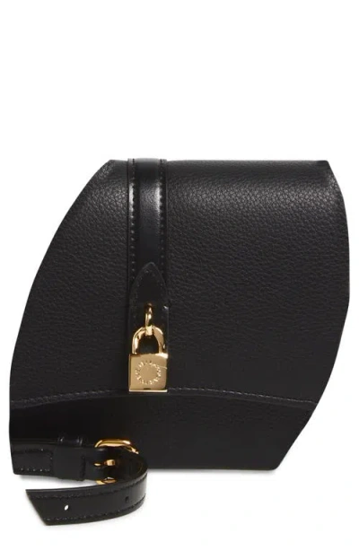Stella Mccartney Ryder Faux Leather Crossbody Clutch In Black