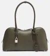 Stella Mccartney Stella Ryder Medium Faux Leather Shoulder Bag In Black